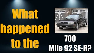 What happened to the lowest mile B13 1992 Nissan Sentra SE-R in the world? You may be surprised!