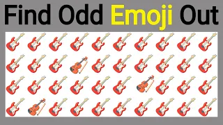 Find the Odd Emoji Out #088 | EMOJI PUZZLE QUIZ| HOW GOOD ARE YOUR EYES| Can You Find The Odd Emoji