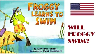 FROGGY LEARNS TO SWIM by Jonathan London. Great book to encourage your child to learn how to swim