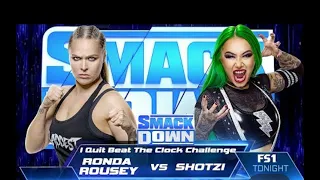 WWE SMACK DOWN 10/6/2022 RONDA ROUSEY VS SHOTZI #wwesmackdown #wwe2k22 #smackdownhighlights #wwe