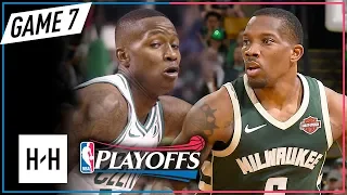 Terry Rozier vs Eric Bledsoe INTENSE Game 7 Duel Highlights 2018 Playoffs - SCARY TERRY!