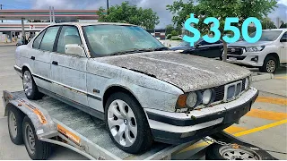 I Bought a Cheap E34 BMW 535i that was Abandoned for 12 years