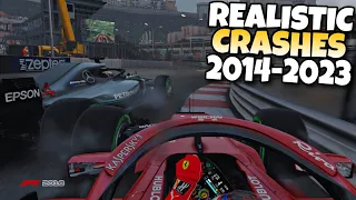 F1 REALISTIC CRASHES 2014 - 2023 #9