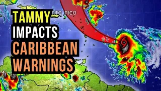 Tammy Impacts the Caribbean...