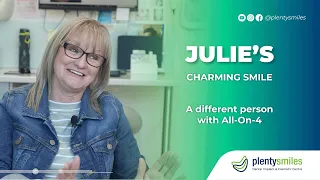 Julie's Charming Smile | The best fixed solution to missing teeth | All-On-4|