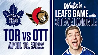 Watch Toronto Maple Leafs vs. Ottawa Senators LIVE w/ Steve Dangle