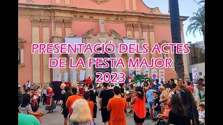 PRESENTACIÓ DELS ACTES DE LA FESTA MAJOR DE VILANOVA I LA GELTRÚ 2023