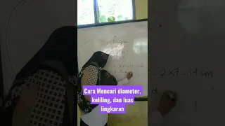 Cara Mencari Diameter Lingkaran, Keliling Lingkaran dan Luas Lingkaran