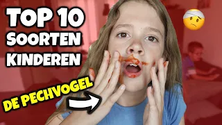 TOP 10 SOORTEN KINDEREN (MET BLOOPERS) !!! - Broer en Zus TV #493