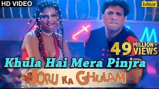 Khula Hai Mera Pinjra | Joru Ka Ghulam | Lyrical Video | Kumar Sanu | Alka Yagnik Govinda | Twinkle