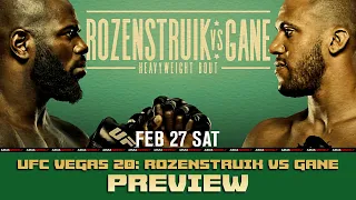 UFC Fight Night: Rozenstruik vs Gane Preview