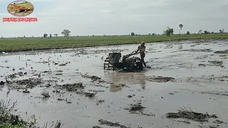 Membajak Sawah dengan Garu • Yanmar Revo