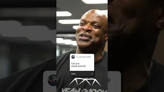 Ronnie Coleman can Speak Spanish