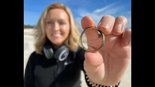 Found a Ring, Brooch, and Coin Spill at the Beach Metal Detecting! Wow!