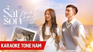 Sắt Son Một Lòng - Karaoke Beat Tone Nam | Nguyễn Đình Quý