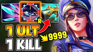 SNIPER CAITLYN ONE SHOTS YOU FROM FULL HEALTH! (PRESS R AND WATCH THEM DIE)