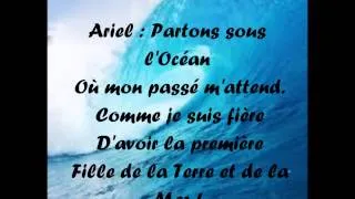 La Petite Sirène 2 -Sous Le Soleil Et Sous L'océan Lyrics