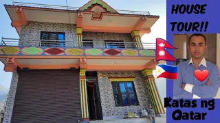 HOUSE IN NEPAL TOUR||SIMPLENG MODERNONG BAHAY SA NEPAL