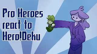 RE-UPLOAD||pro heroes react to hero deku ||villain deku au|| rus/eng