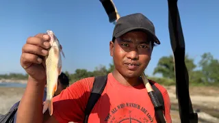 Hook and rod fishing in nepal#fish #fishing #fishing