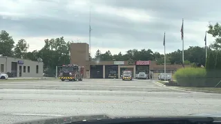 Brighton Area Fd Engine 31 and Rescue 35 responding from Station 31