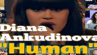 EDWARD REACTS Diana Ankudinova  "Human" Reaction Compilation