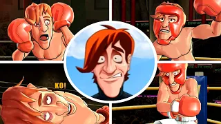 Punch-Out!! Wii HD - All Glass Joe Animations & Quotes