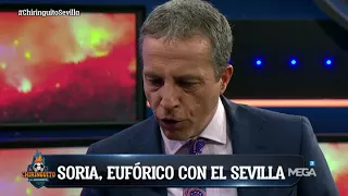 Cristóbal Soria, EUFÓRICO: "¡SIIIIIII! ¡¡¡VIVA LA MADRE QUE PARIÓ A TODOS LOS SEVILLISTAS!!!"