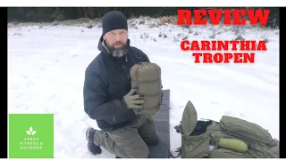 Review Carinthia Tropen sleeping bag. #outdoorgearreview #armysurplus #campinggear