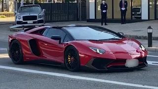 神戸の街に響き渡るV12サウンド‼ランボルギーニ アヴェンタドールSV　 600台限定 Lamborghini Aventador LP750-4 SV