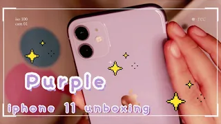 PURPLE IPHONE 11 UNBOXING 💜📦