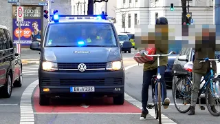 Verkehrsteilnehmer behindern Polizei - Actionreiche zwei Minuten bei der Sicherheitskonferenz 2022