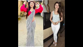 all serial actress saree vs jeans #shortvideo #viral #ytshorts #trendingsshorts #whatsappstatus