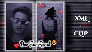 DUO FACE REVEAL VIDEO👀❤️|| FF FACE REVEAL|| TREND || VIRAL || FF LOVE || - @Sana_Edits777 ✨