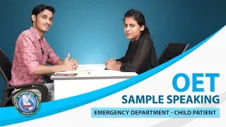 OET Sample Speaking : Emergency Department- Child Patient