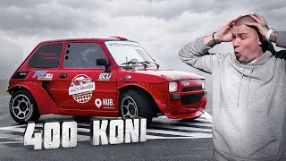 400 KONI W MALUCHU! | Fiat 126p 2.0 turbo! |