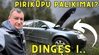 Papuoliau ant Pirikūpų bajeriukų. Audi A4. Vlog1