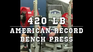 ROGER GEHRT 420 lb AMERICAN RECORD BENCH PRESS