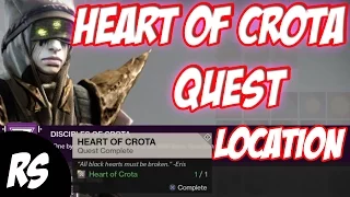 DESTINY DARK BELOW - HEART OF CROTA QUEST STEP/BOUNTY LOCATION