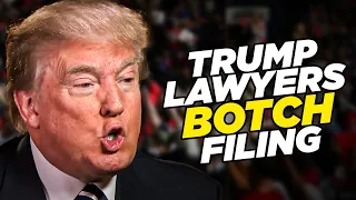 Oops! Legal Experts Say Trump's Lawyers Totally Botched Supreme Court Filing