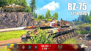 BZ-75, 12.5K Damage, 5 Kills, Outpost - World of Tanks