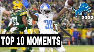 TOP 10 Detroit Lions Moments (2022 Season)