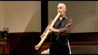 Shakuhachi Master 尺八 Cornelius Boots - Full Concert 2019: new compositions, bass bamboo flute, Zen