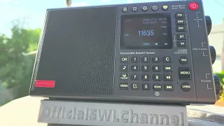 HM01 Cuban Numbers 11635 kHz on Choyong LC90 Smart Radio