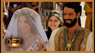 Moisés e Zípora se casam em linda cerimônia | OS DEZ MANDAMENTOS