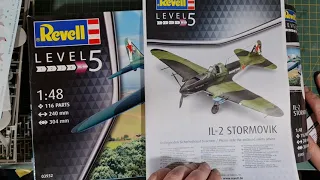 Revell 1 48 IL2 Stormovik Unboxing