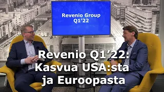 Revenio Q1’22: Kasvua USA:sta ja Euroopasta