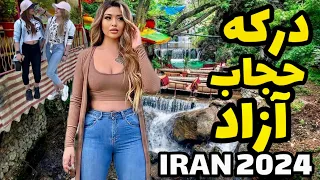 IRANIAN people lifestyle in mountains of Tehran / Darakeh tehran 2024 دركه تهران