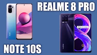 realme 8 Pro vs Xiaomi Redmi Note 10S. Какой телефон лучше? Полное сравнение бюджетников.