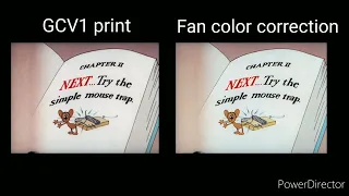 Mouse trouble GCV1 Vs Fan color correction